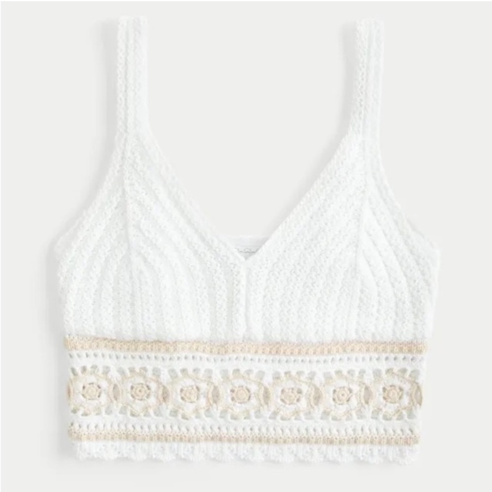 Hollister Crochet Top